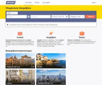 Jetcost.nl(Goedkope Vliegtickets vanaf € 9‎) Screenshot