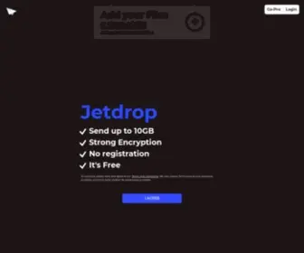 Jetdrop.net(Bigfile transfer and Secure File Sharing with Jetdrop) Screenshot