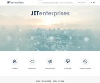 Jetenterprises.co.uk(IT Solutions For Business) Screenshot