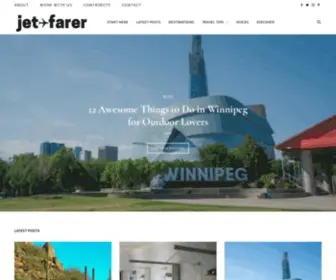 Jetfarer.com(Our mission) Screenshot