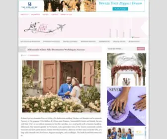 Jetfeteblog.com(The Destination Wedding Blog) Screenshot