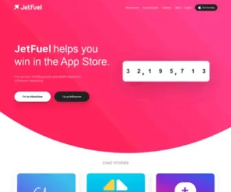 Jetfuel.it(Fire up your mobile growth) Screenshot