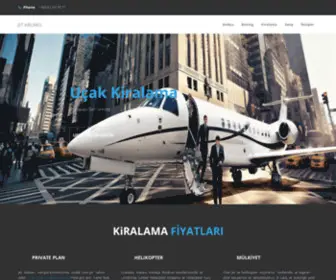 Jethavayollari.com.tr(Ucak Kiralama) Screenshot