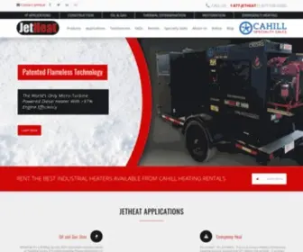 Jetheat.com(LLC Industrial Flameless Heaters) Screenshot