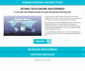 Jethro-Tech.online(Information Hub) Screenshot