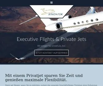 Jetkontor.de(Executive Flights & Private Jets) Screenshot