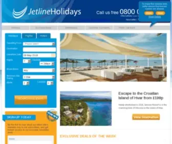 Jetlineholidays.com(Search and Book a Cheap All Inclusive Holiday Deals with JetLine) Screenshot