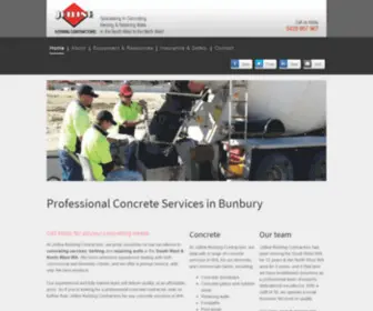 Jetlinekerbingcontractors.com.au(Concrete Services in Bunbury) Screenshot