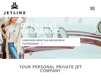 Jetlinx.com(Your Personal Private Jet Company) Screenshot