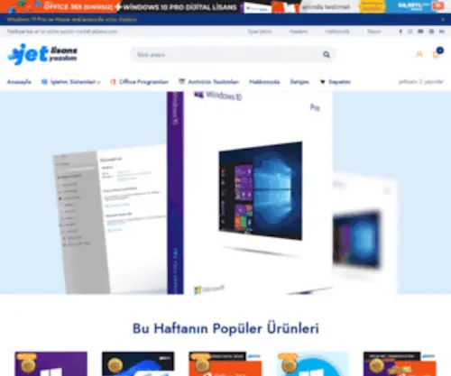 Jetlisans.com(En Güvenilir Online Yazılım Marketi) Screenshot