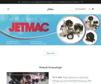 Jetmac.co.uk(Honda Pressure Washer) Screenshot