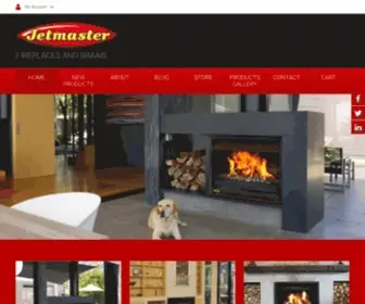 Jetmaster.co.za(Jetmaster Fireplaces and Barbeques) Screenshot