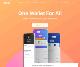 Jeton.com(Global E) Screenshot
