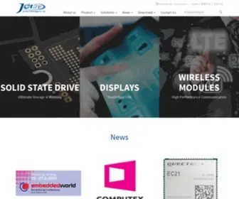 Jetone.com.tw(Industrail SSD) Screenshot