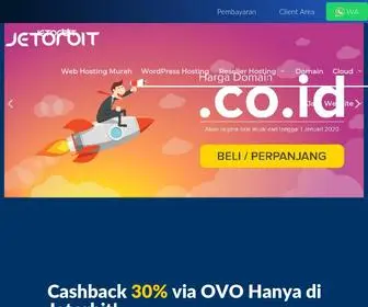 Jetorbit.com(Web Hosting Indonesia Terbaik Gratis Domain dan SSL) Screenshot
