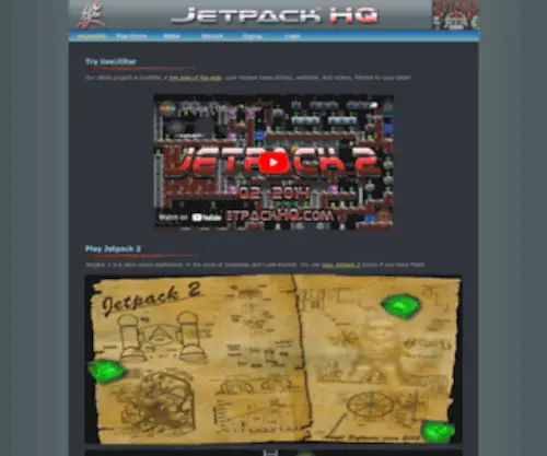Jetpackhq.com(Home of Jetpack 2) Screenshot