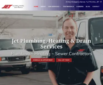 Jetplumbing.com(Jet Plumbing Heating & Drain Services) Screenshot