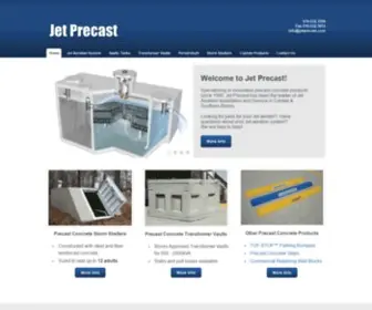 Jetprecast.com(Jet Precast) Screenshot