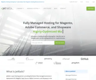Jetrails.com(ECommerce & Enterprise Website Hosting) Screenshot