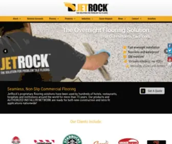 Jetrockinc.com(Overnight Replacement of Epoxy & Tile Commercial Floors) Screenshot