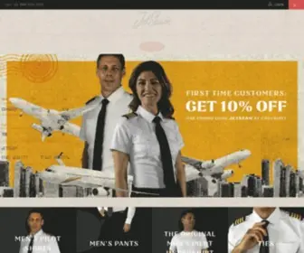 Jetseam.com(Men's and Women's Pilot Uniforms and Accessories) Screenshot