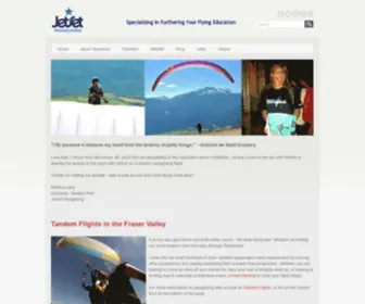Jetsetparagliding.com( Jet Set Paragliding  ) Screenshot