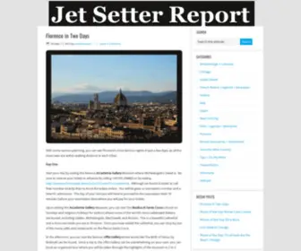 Jetsetterreport.com(Jet Setter Report) Screenshot