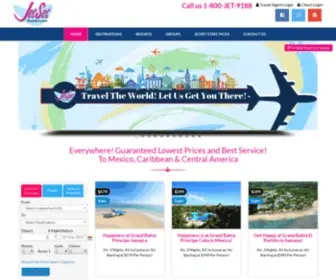 Jetsetvacations.com(A family owned travel tourism company) Screenshot