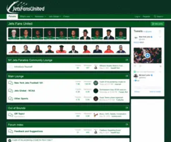 Jetsfansunited.com(Jets Fans United) Screenshot