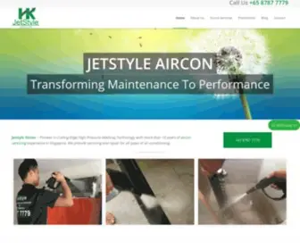 Jetstyle.com.sg(Best Aircon Servicing In Singapore) Screenshot