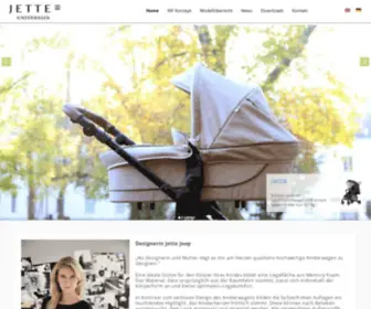 Jette-Kinderwagen.de(Kinderwagen und Zubehör by JETTE JOOP) Screenshot