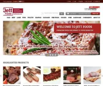 Jettfoods.com(Jett Foods) Screenshot