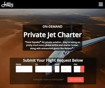 Jettly.com(Private Jet Charter) Screenshot