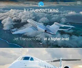 Jettransactions.com(Aircraft Sales) Screenshot