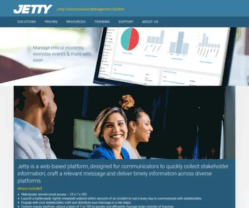 Jettyapp.com(Jetty Communication Management System) Screenshot