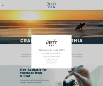 Jettycbd.com(Pure, clean, all-natural, broad-spectrum CBD) Screenshot
