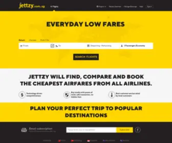 Jettzy.com.sg(Search and Compare cheap flights) Screenshot