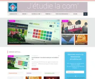 Jetudielacom.com(J'étudie la com') Screenshot