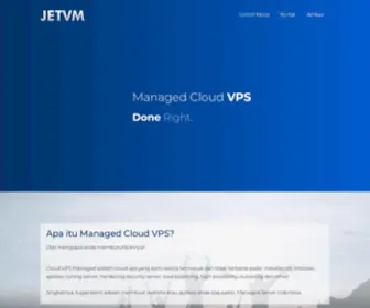 Jetvm.com(Managed VPS Cloud Server Terbaik di Indonesia) Screenshot