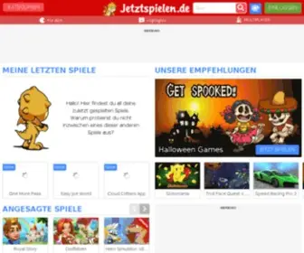 Jetztspiele.de(Online Spiele Kostenlos Spielen) Screenshot