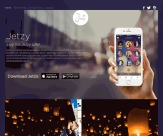 Jetzyapp.com(Live the Jetzy Life) Screenshot