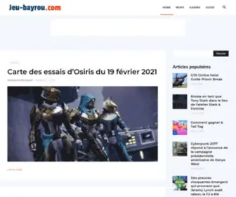 Jeu-Bayrou.com(Jeu Bayrou) Screenshot