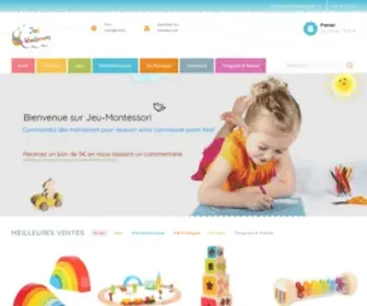 Jeu-Montessori.fr(Jouets Montessori pour apprendre tout en s'amusant) Screenshot