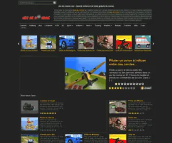 Jeudecourse.com(JEUX DE VOITURE ET JEUX DE MOTO) Screenshot