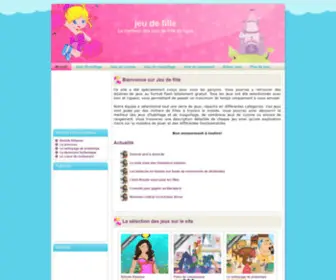 Jeudefille.org(Jeu de fille) Screenshot