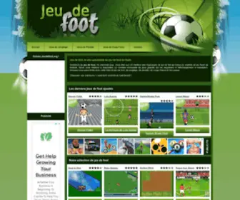 Jeudefoot.org(Jeux de foot) Screenshot