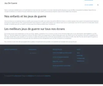 Jeudeguerre.net(Jeu de guerre) Screenshot