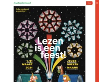 Jeugdboekenweek.be(Jeugdboekenmaand Jeugdboekenmaand) Screenshot