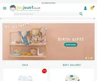 Jeujouet.co.uk(Jouet & Cadeau de Naissance uniques) Screenshot