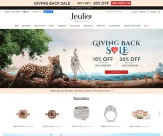 Jeulia.co.za(Premium Artisan Jewelry) Screenshot